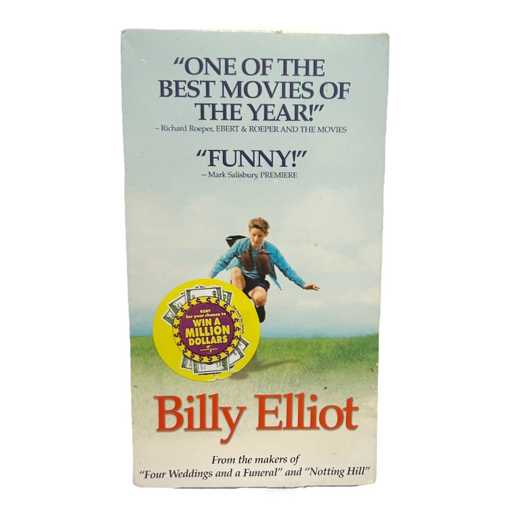 Vintage 2000 Billy Elliot Film VHS Video Tape Movie Universal Studios Dance Y2K